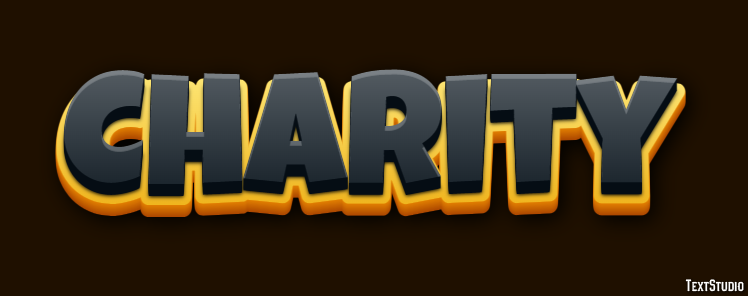 Charity Text Effect