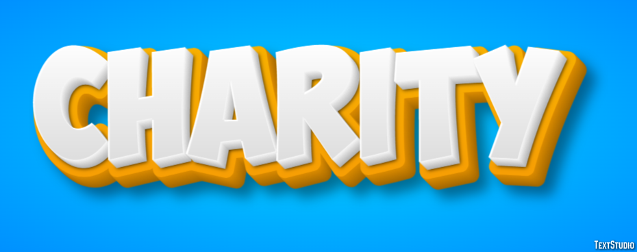 Charity Text Effect