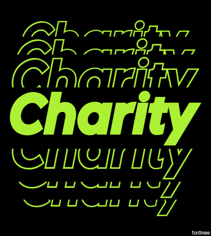 Charity Text Effect