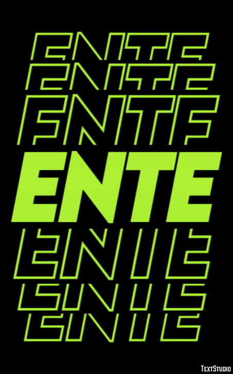 Ente Texteffekt