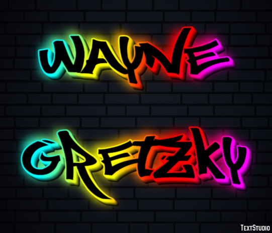 Wayne Gretzky Efeito do texto