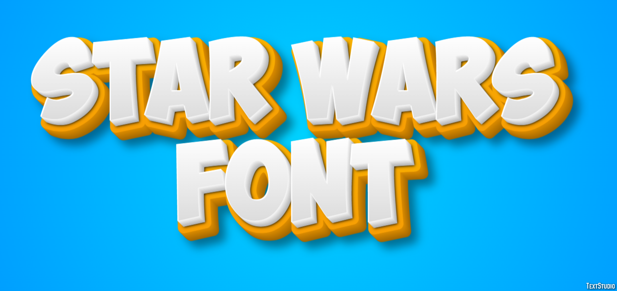 Star Wars Font Efekt tekstowy