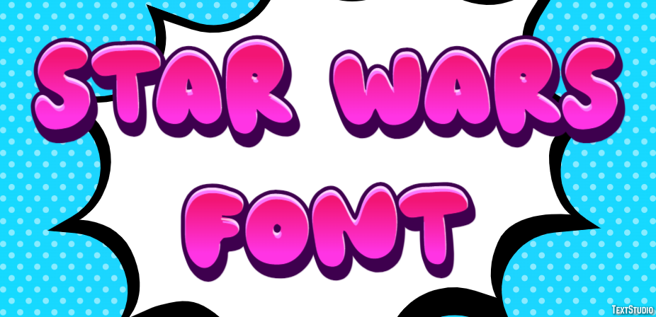 Star Wars Font Efekt tekstowy