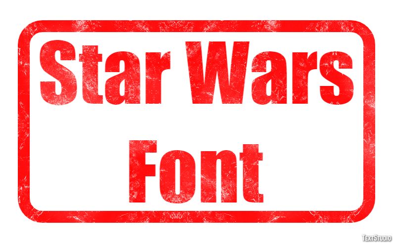 Star Wars Font Efekt tekstowy