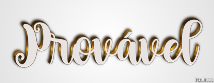 Provável Efecto de texto