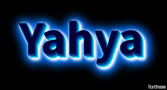Yahya Text Effect