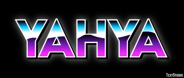 Yahya Text Effect