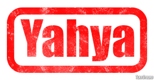 Yahya Text Effect