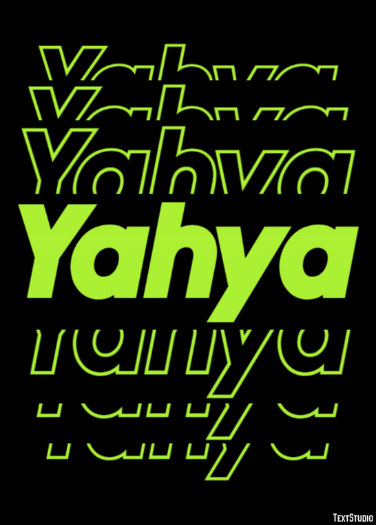 Yahya Text Effect