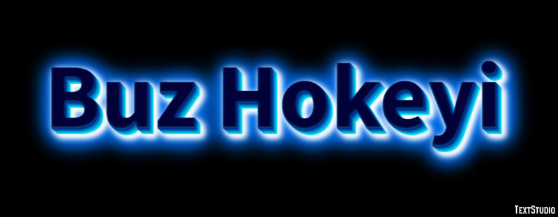 Buz Hokeyi Effetto testo
