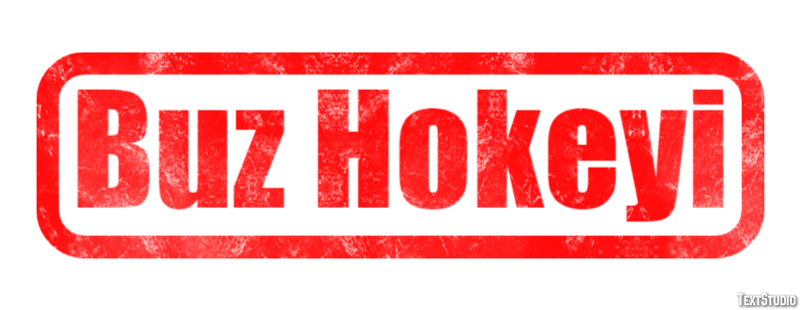 Buz Hokeyi Efecto de Texto