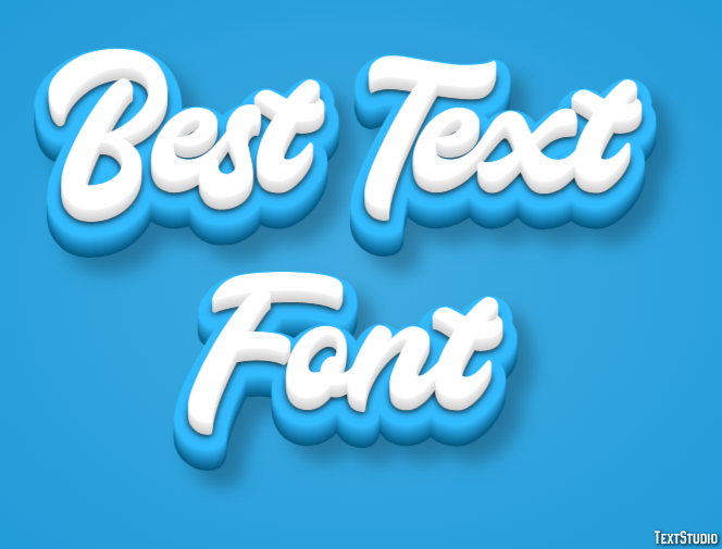 Best Text Font テキスト効果
