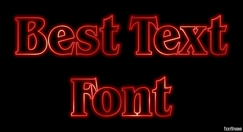 Best Text Font テキスト効果