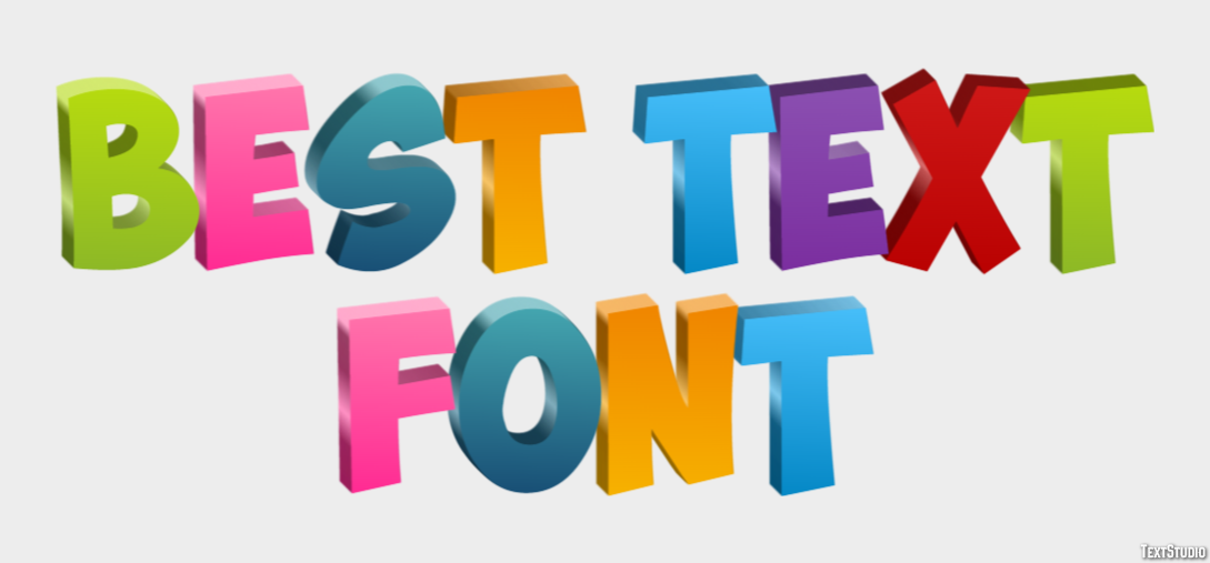 Best Text Font テキスト効果
