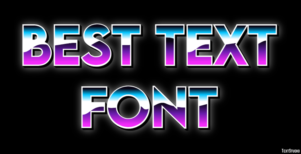 Best Text Font テキスト効果