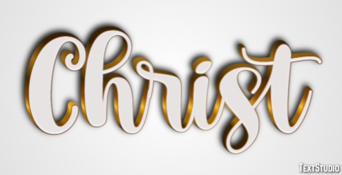 Christ Efecto de Texto