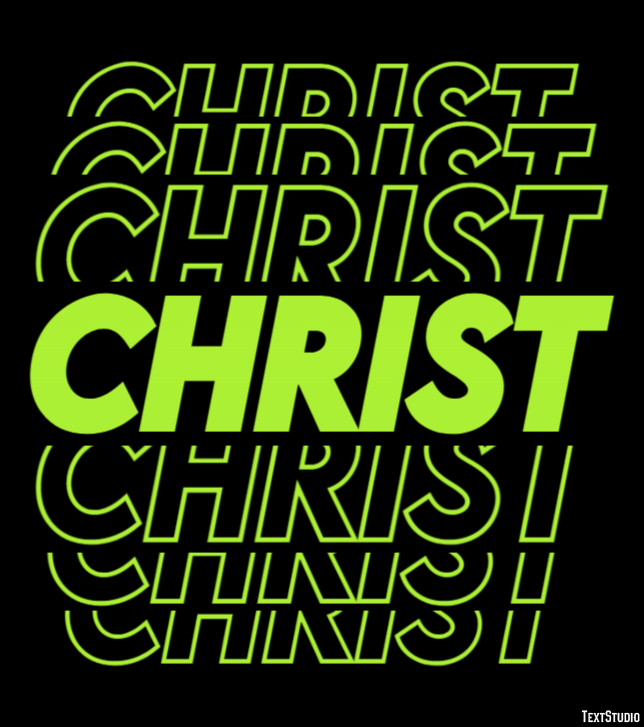 Christ Text Effect