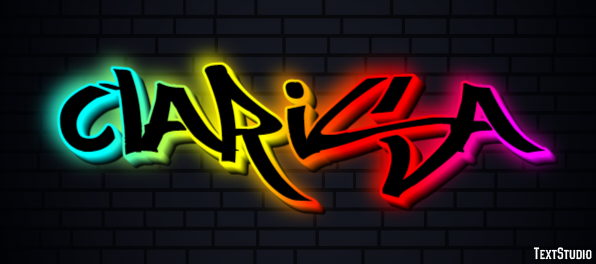 Clarisa Text effect