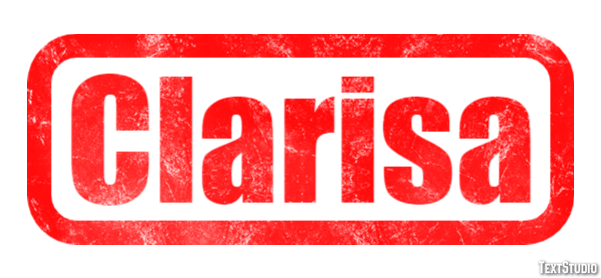 Clarisa Text effect