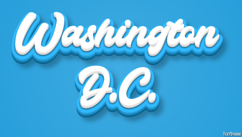 Washington D.C. Efekt tekstowy
