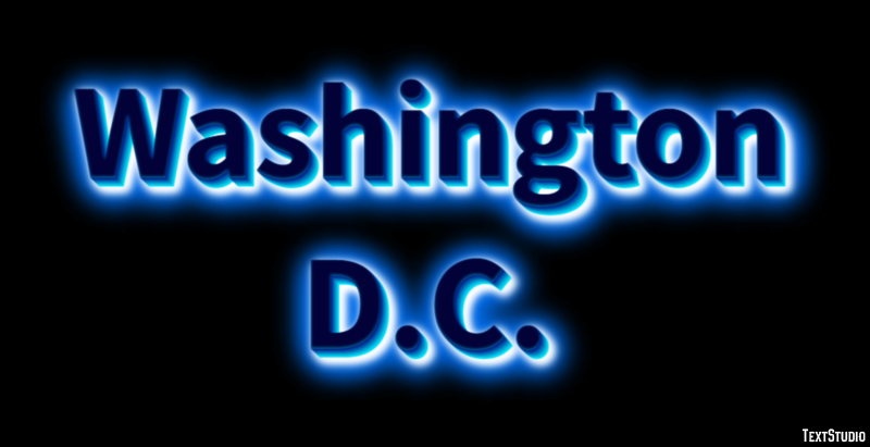Washington D.C. Efekt tekstowy