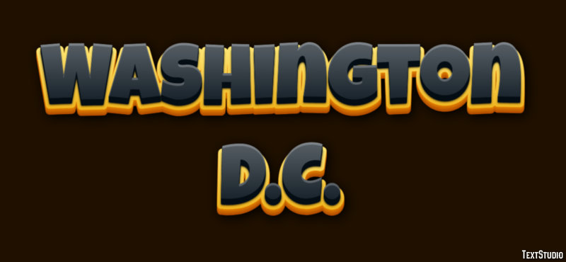 Washington D.C. Efekt tekstowy