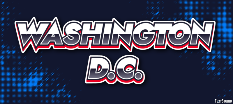 Washington D.C. Efekt tekstowy