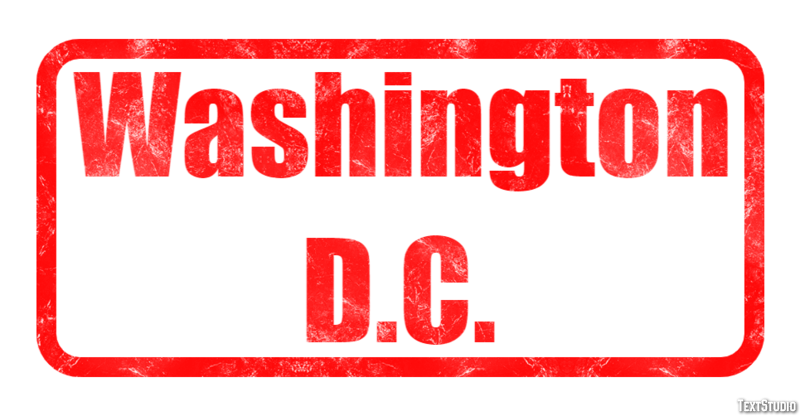 Washington D.C. Efekt tekstowy