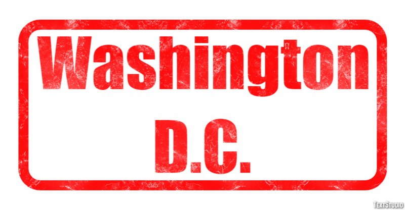 Washington D.C. Efekt tekstowy