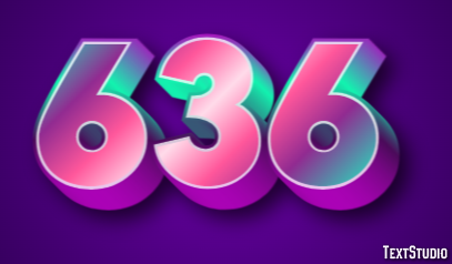 636 Efeito de texto
