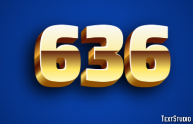 636 Efeito de texto