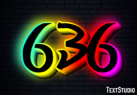 636 Efeito de texto
