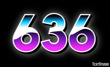 636 Efeito de texto