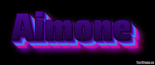 Aimone テキスト効果