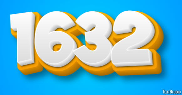 1632 Text Effect