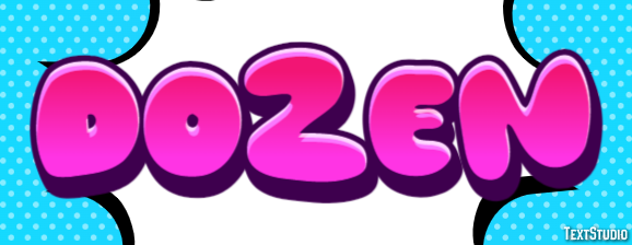 Dozen Text Effect
