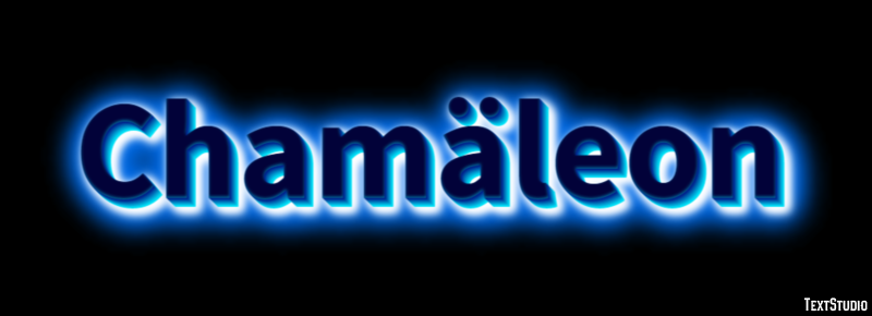 Chamäleon Texteffekt