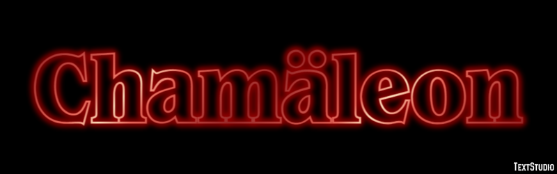 Chamäleon Texteffekt