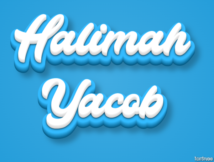 Halimah Yacob Text Effect