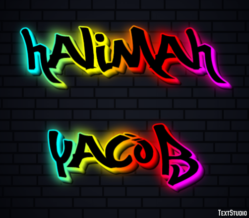 Halimah Yacob Text effect