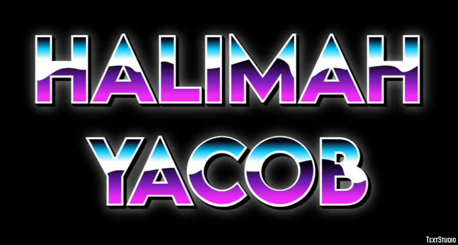 Halimah Yacob Text Effect