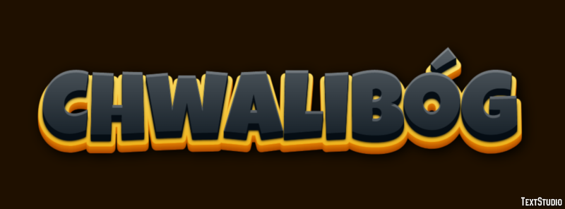 Chwalibóg Text Effect