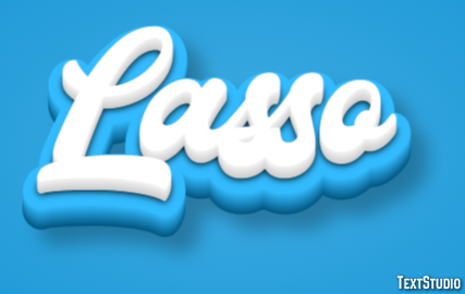 Lasso Efeito de texto