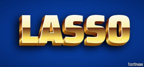 Lasso Efeito de texto