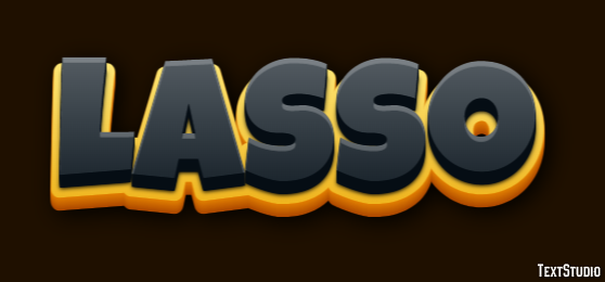 Lasso Efeito de texto
