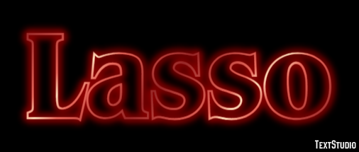 Lasso Efeito de texto