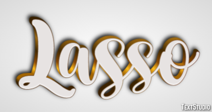 Lasso Efeito de texto