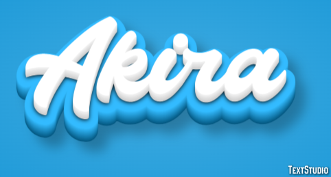 Akira Text Effect