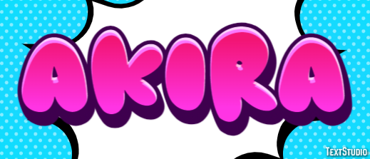 Akira Efekt tekstowy