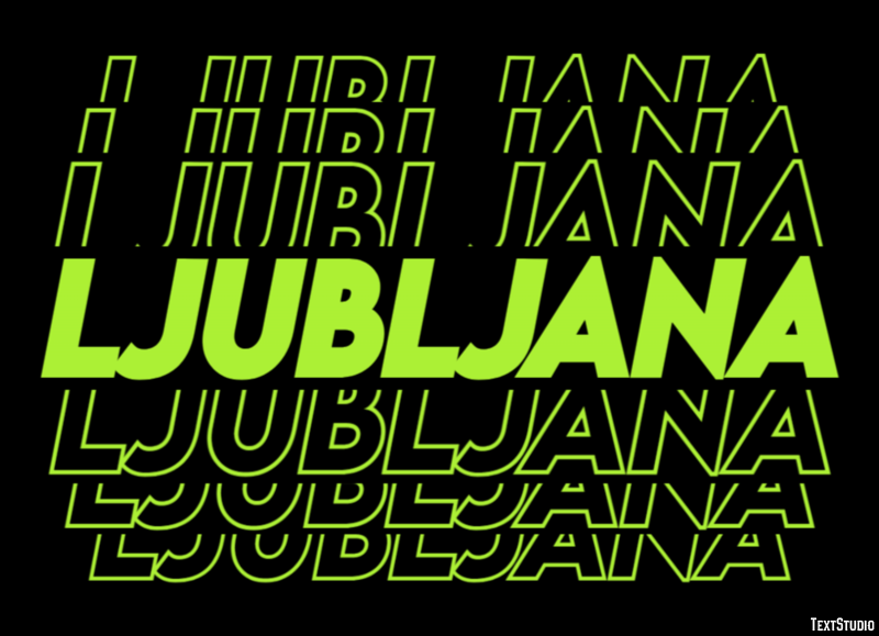 Ljubljana Efekt tekstowy